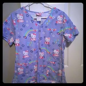 Hello kitty scrub top