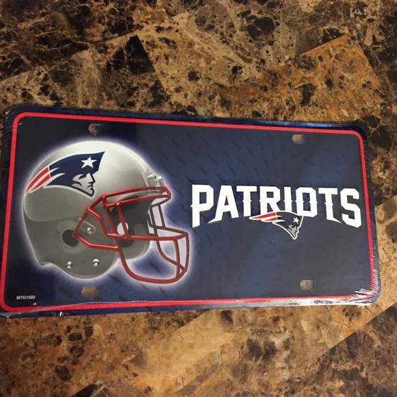 NFL Patriots License Plates