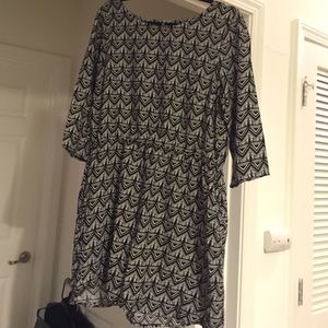 H&M dress. Black and white. New with tags