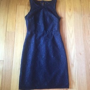 Navy blue Jcrew lace dress