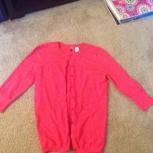 Red new w/o tags cardigan