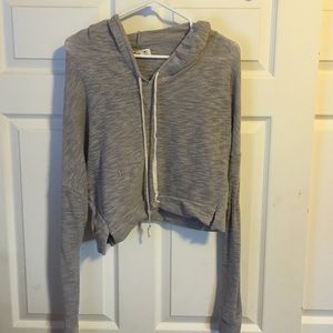 Hollister cropped hoodie