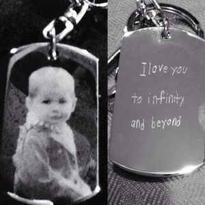 Custom Engraved DogTag Necklace or Keychain
