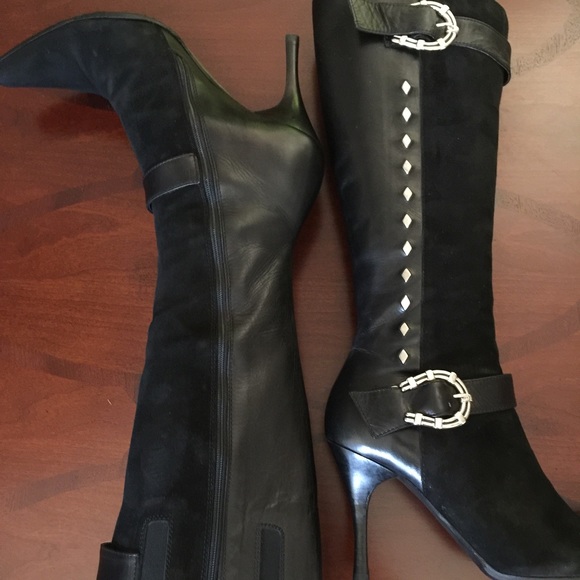 Pliner leather boots with new heels and soles❤️🎁 - Picture 3 of 4