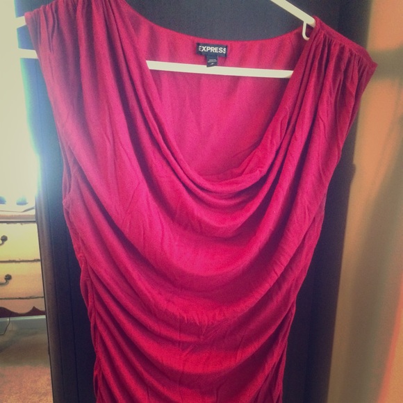 Express capped sleeve shirt