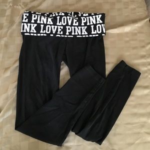 Victoria's Secret pink yoga pants