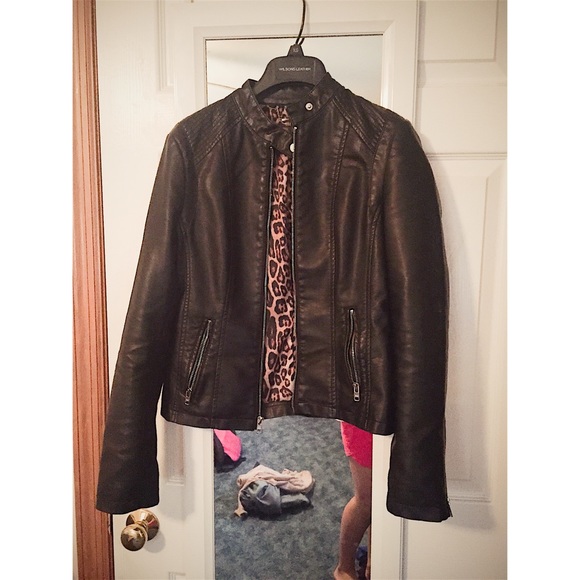 NWT x-small black wilson's leather jacket