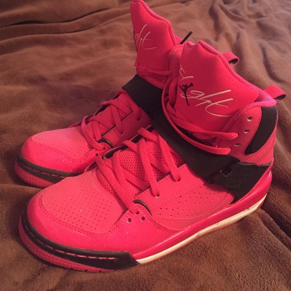 Pink Air Jordan's