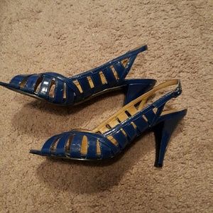 Royal blue heels
