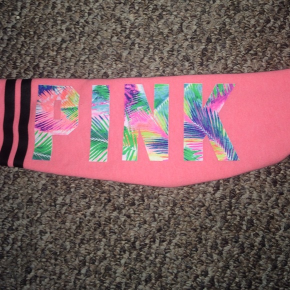 VS coral zip sweat shirt - Picture 2 of 3