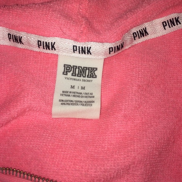 VS coral zip sweat shirt - Picture 3 of 3
