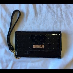 kate spade iPhone 5/5s wristlet jewel street black