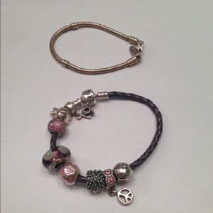 Pandora Charm Bracelet with 8 charms