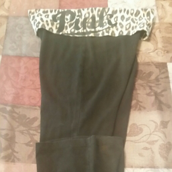 VS PINK cheetah print yoga pants