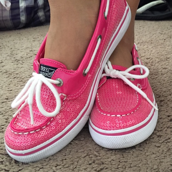 Pink Sequin Sperry🌺