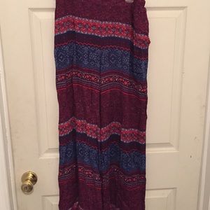 Flowy tribal printed pants