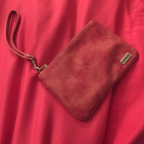 Express pink wristlet in great condition!