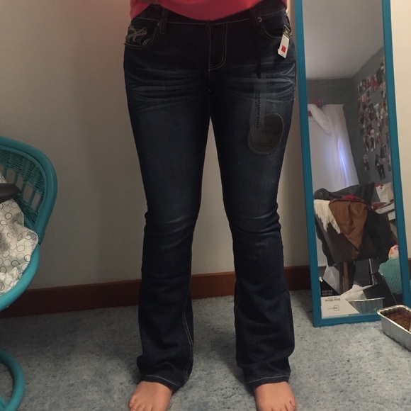 dark wash denim jeans