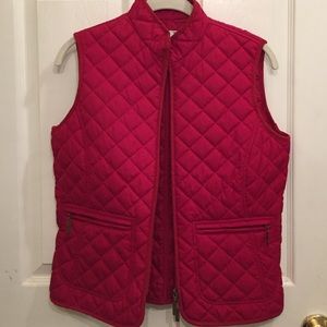 Van Heusen XS Red Quilted Vest