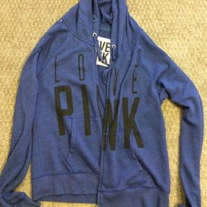 Pink Zip up jacket M blue