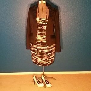 Calvin Klein Abstract Print Sheath Dress
