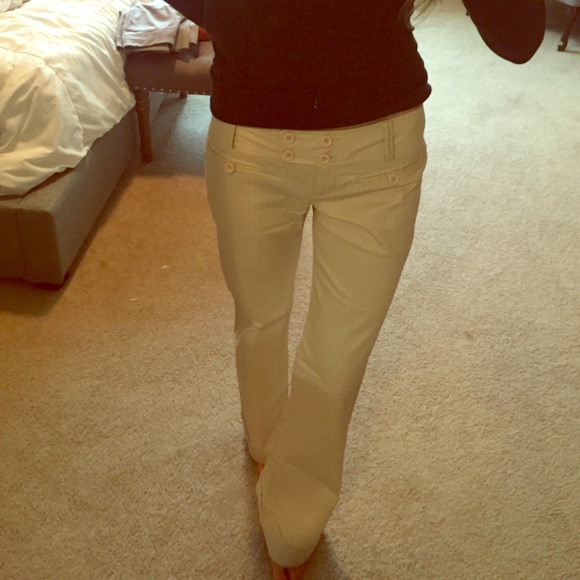 Pants - Light khaki wide leg pants-only worn once!