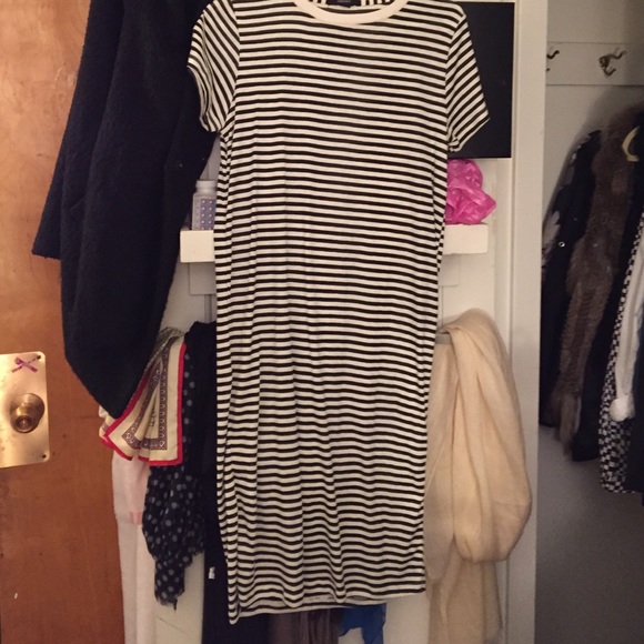 Midi striped dress