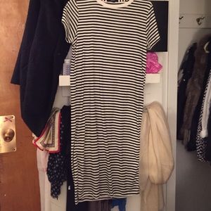 Midi striped dress
