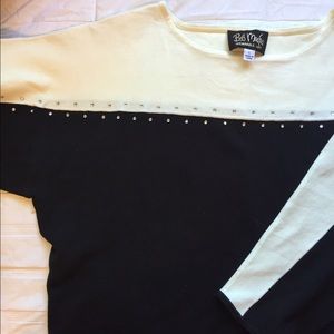 Bob Mackie Color Block Sweater