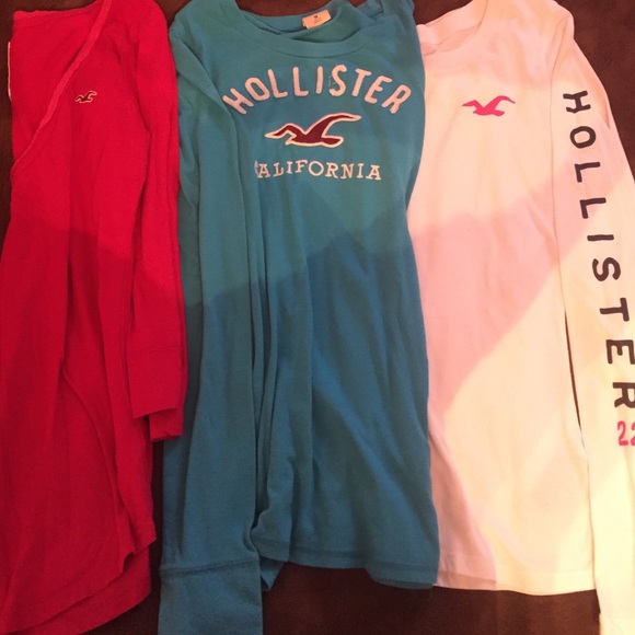 Hollister long sleeve shirt bundle