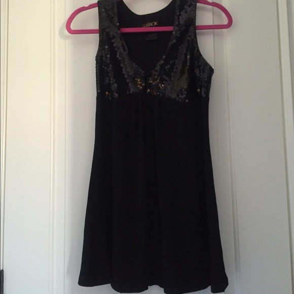 LaRok XS Sparkly Black Dress or Tunic