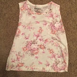 Flora high neck T
