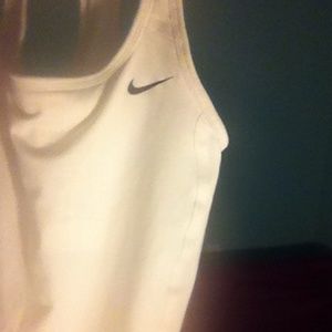 A razorback white nike tank top
