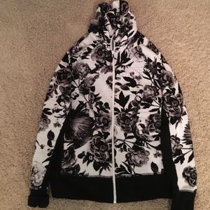 Black and white lulu jacket