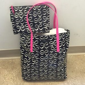 BRAND NEW Kate Spade Tote Bag with Makeup Case