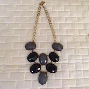 Bubble necklace- black and grey