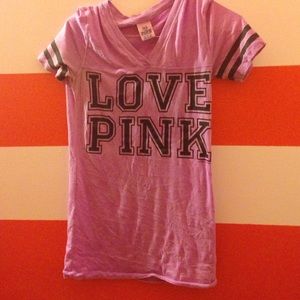 VS PINK lilac v-neck