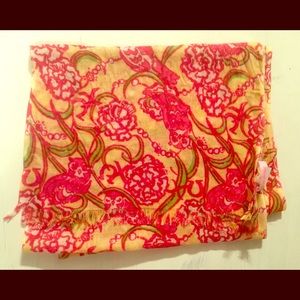 Lilly Pulitzer chi omega scarf. Never used