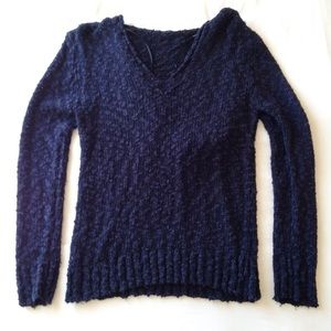 Beachy Knit Sweater W/ Hoody