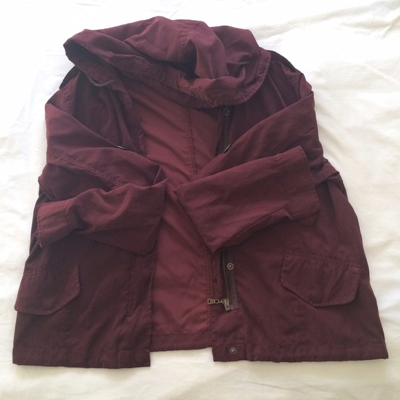 Maroon hailey jacket