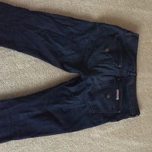 Hudson dark wash bootleg jeans