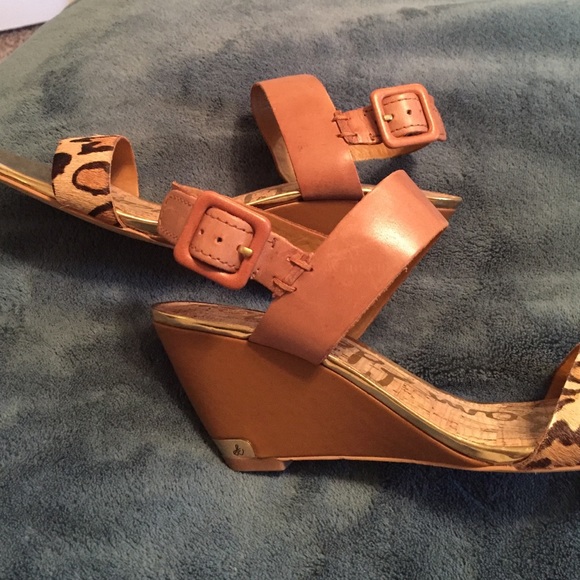 Sam Edelman leopard wedges - Picture 3 of 3