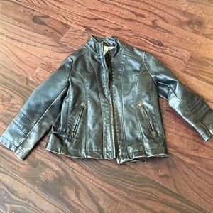 Toddler Leather Jacket 3-4T