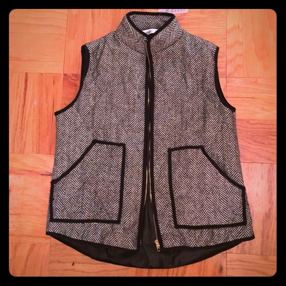 NWT Herringbone Vest