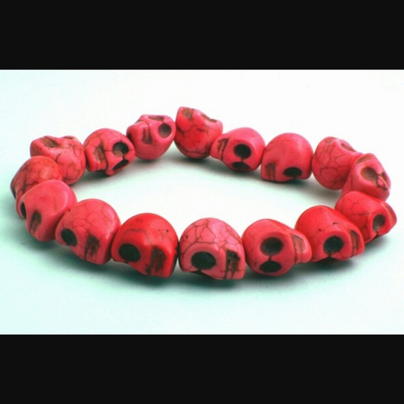NEW Brandy Orange Skulls Bracelet