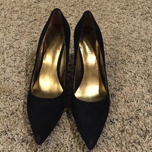 Nine West flax suede pointed toe pumps