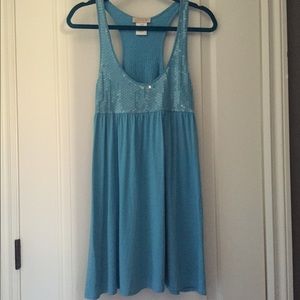 LaRok Tops - LaRok Blue Sparkly Blouse/Tunic LaRok Tops - LaRok Blue Sparkly Blouse/Tunic