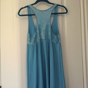 LaRok Tops - LaRok Blue Sparkly Blouse/Tunic LaRok Tops - LaRok Blue Sparkly Blouse/Tunic