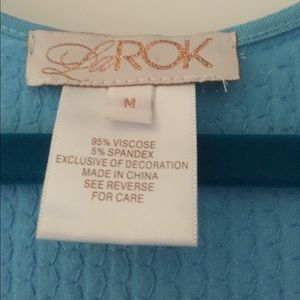 LaRok Tops - LaRok Blue Sparkly Blouse/Tunic LaRok Tops - LaRok Blue Sparkly Blouse/Tunic