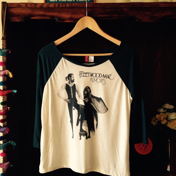 H&M Fleetwood Mac Baseball Tee